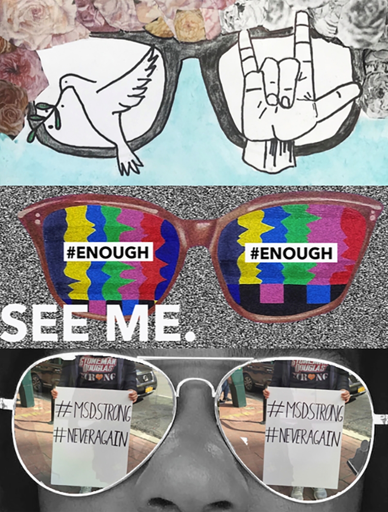 Lycoming College Art Gallery exhibit, “See Me” displays student responses to school safety issues